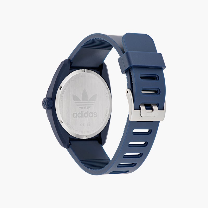 Adidas ساعة أنالوج زرقاء للرجال - Image 3